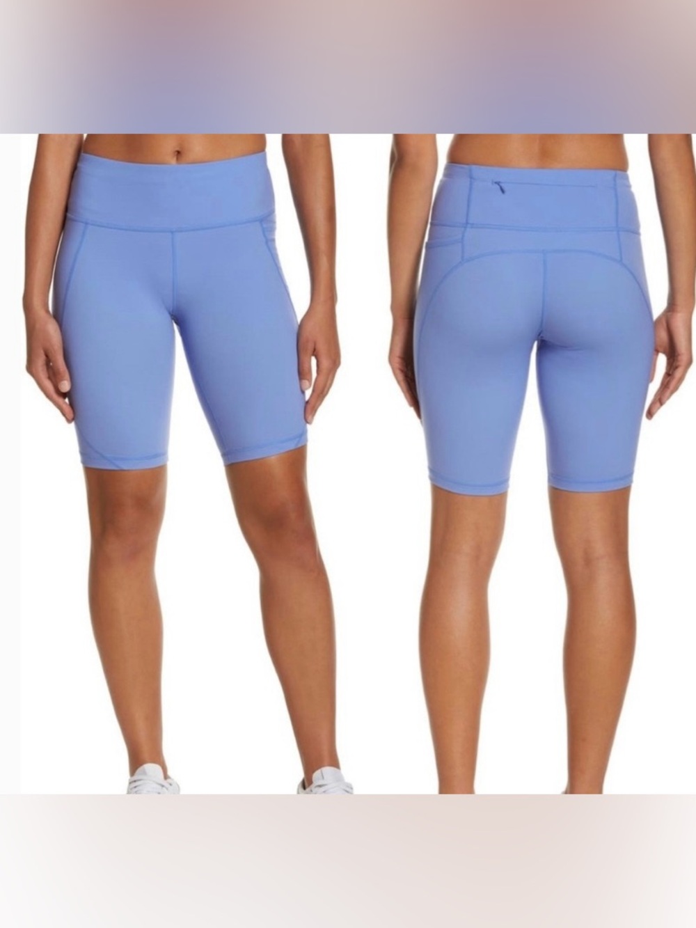 Sweaty Betty Power Bike Shorts in Blue 9” Inseam Size Small